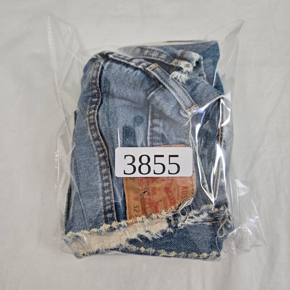 VTG Levis 550 Jeans Reworked Inside Out Custom Exposed Pockets Blanket Stitch 26 - Picture 11 of 11